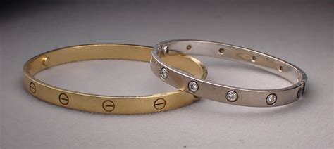 Lot Two Vintage Cartier Love Bracelets