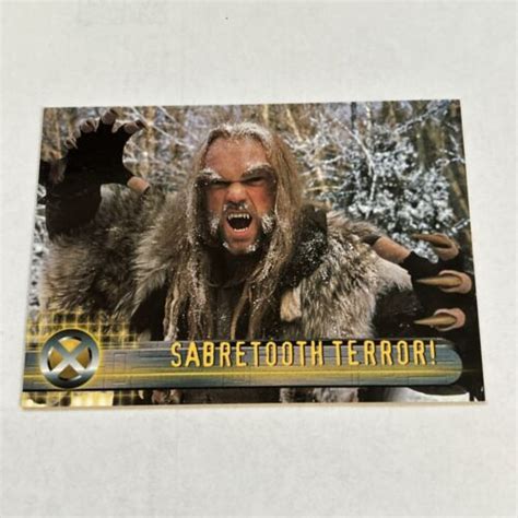 2000 Topps Marvel X MEN Movie Card 22 TYLER MANE As SABRETOOTH TERROR