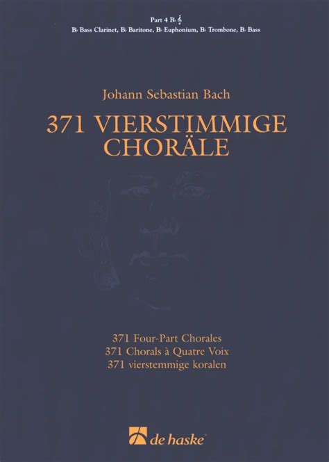 Vierstimmige Chor Le Von Johann Sebastian Bach Im Stretta Noten