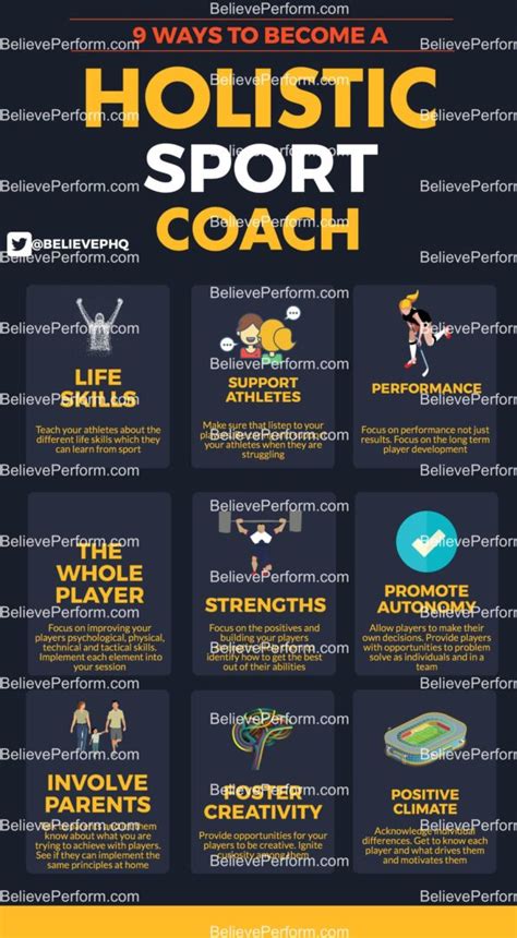 9 Ways To Become A Holistic Sport Coach Believeperform The Uks