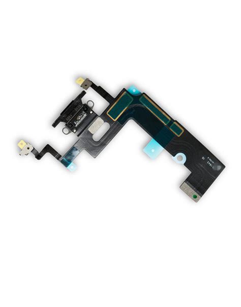 For Iphone Xr Charging Port Flex Cable Replacement Black Famousupply