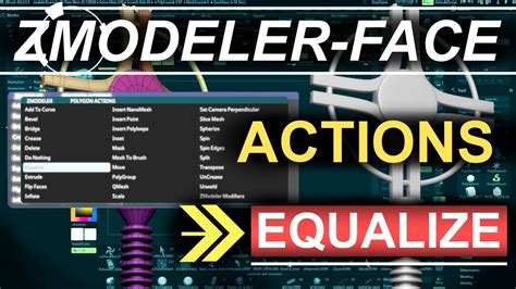 Zbrush Zmodeler Polygon Actions Equalize Youtube