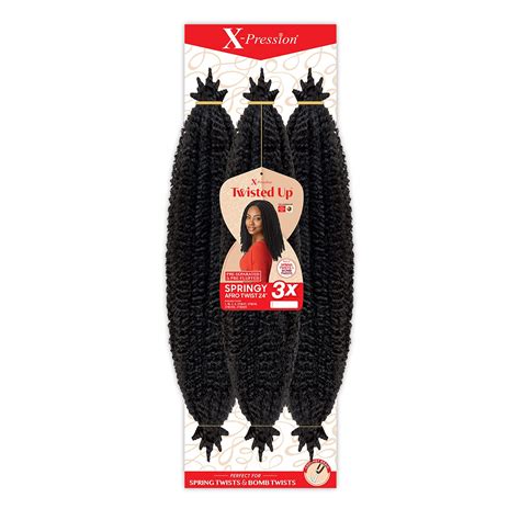 Buy Outre Crochet Braids X Pression Twisted Up X Springy Afro Twist