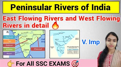 peninsular river system  india east flowing  west flowing rivers