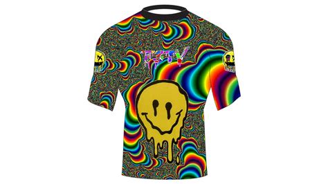 SMILEY FACE DRIP COMPRESSION SHIRT – T3TV DRIP