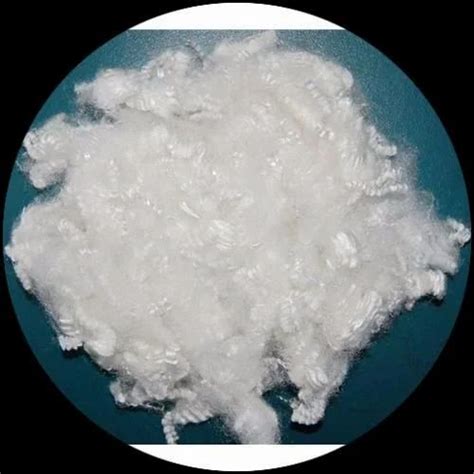 Super White Recycled HCS Polyester Staple Fiber For Cushion And Pillow