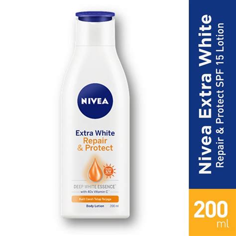 Jual Nivea Extra White Repair And Protect Body Lotion 200 Ml Shopee