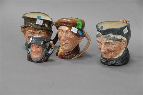 Lot 46: Four Royal Doulton Toby mugs. - Nadeau's Auction Gallery