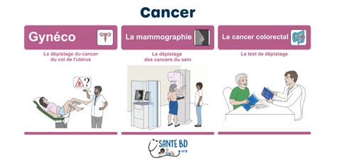 Santébd comprendre et expliquer les dépistages des cancers avec des