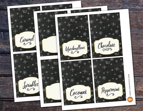 Hot Chocolate Bar Baby It S Cold Outside Winter Baby Shower Chalkboard Food Tent Snowflake