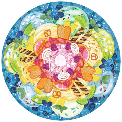 Ravensburger Puzzle Circle Of Colors Ice Cream Teile