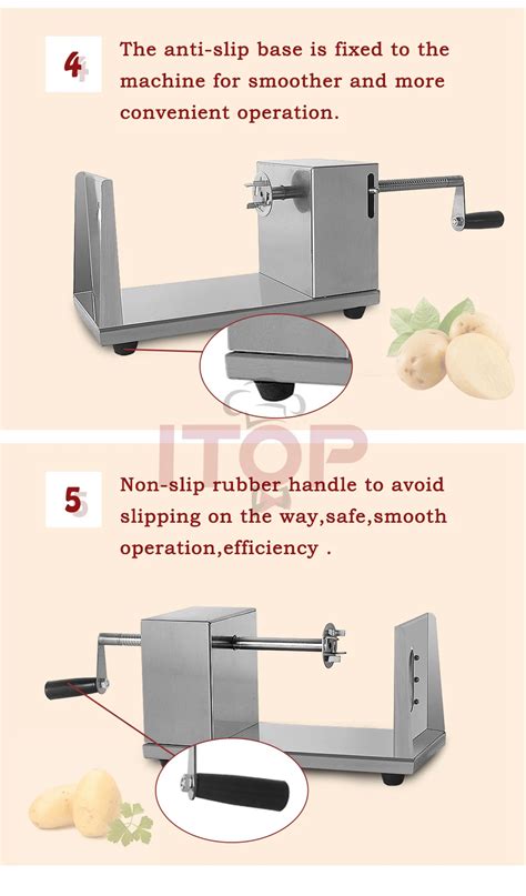 Full Stainless Steel Commercial Potato Slicer Vegetable Slicer Potato