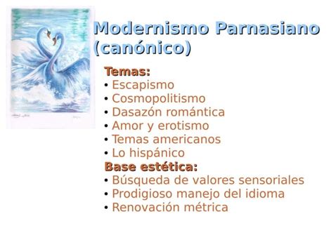 Caracter Sticas Del Modernismo Ppt