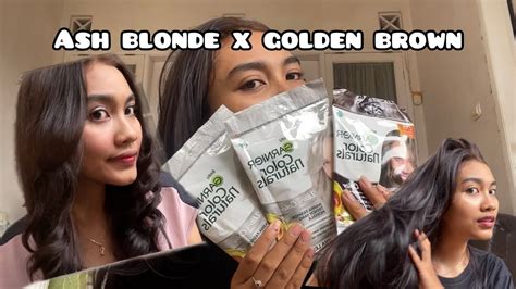 Cat Rambut Garnier Ash Blonde X Golden Brown Hasilnya Ga Keluar