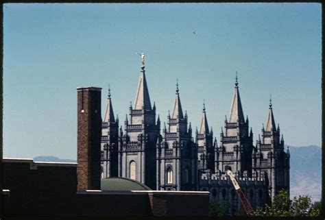 Salt Lake Temple Salt Lake City Utah Digital Commonwealth