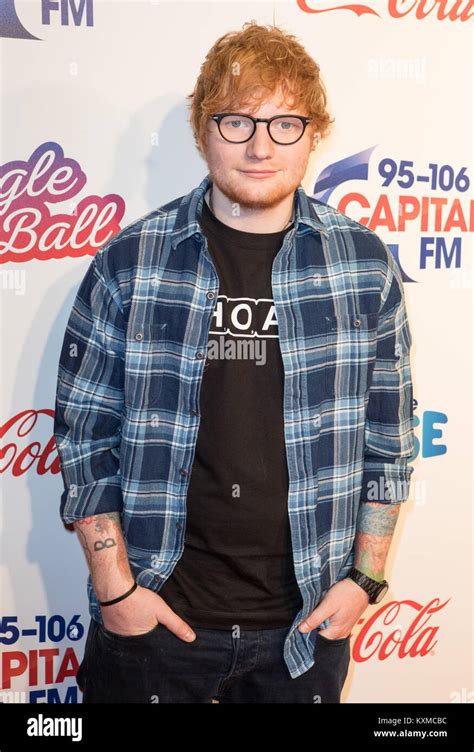 Ed Sheeran At Capitals Jingle Bell Ball With Coca Cola At Londons O2