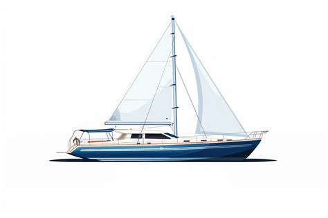 Yacht Watercraft Sailboat Vehicle Ai Free Photo Illustration Rawpixel