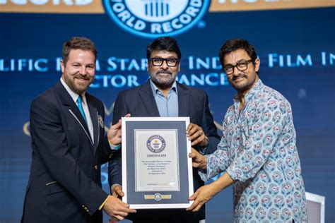 Chiranjeevi honored by Guinness World Records as 'Most Prolific Actor ...