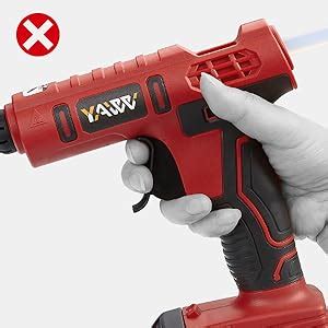 Amazon Cordless Hot Glue Gun For Milwaukee M Battery Drip Free Handheld Electric Power