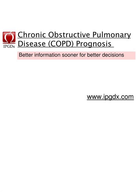 Pdf Chronic Obstructive Pulmonary Disease Copd Prognosis Dokumentips