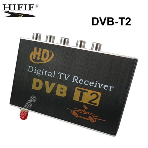 Mobile Digital Car DVB T2 HD 1080P External Auto Tuner 100Km H Digital