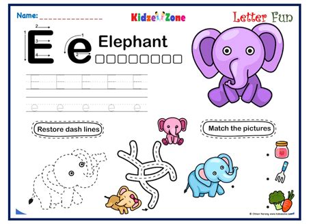 Printable Letter E Handwriting Worksheet Supplyme Worksheets Library