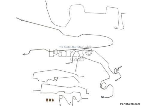 98 1998 Chevrolet K1500 Suburban Brake Hydraulic Line Kit Brake Diy Solutions Dorman