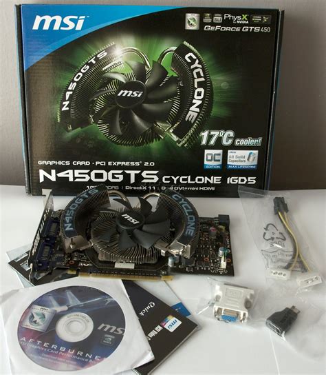 Test Geforce Gts 450 Referenční Msi Cyclone Představení Msi