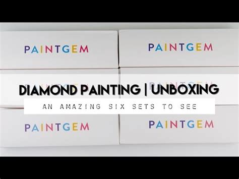 Diamond Painting Unboxing More Paintgem Mini Sets Youtube