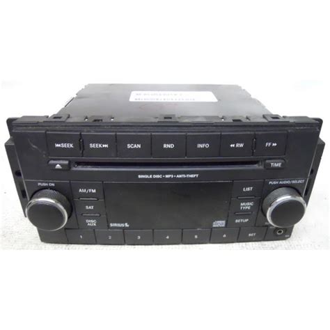 dodge challenger    factory stereo cd player radio sirius