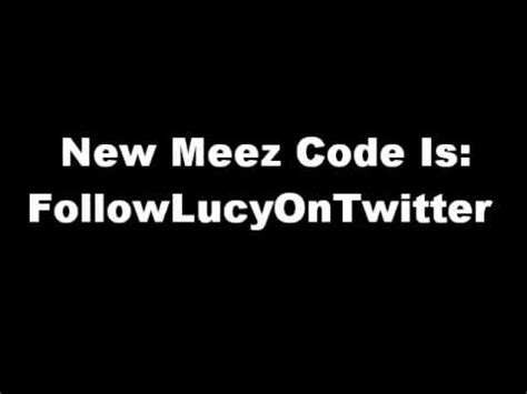 Meez Code For 9 25 10 YouTube