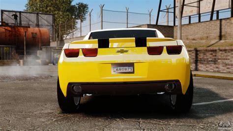 Chevrolet Camaro Bumblebee For Gta