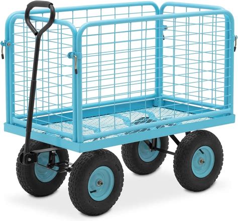 hillvert HT TWIN 400 Chariot de jardin 400 kg Étagères grillagées