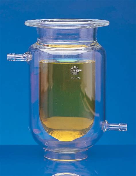 Transparent Glass Jacketed Reaction Vessel For Chemical Pharma