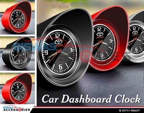 Car Interior Dashboard Clock Automotive Luminous Backlight Clocks ...