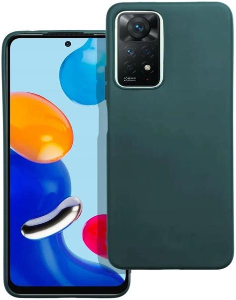 Prodej Futerał Matt Do Xiaomi Redmi Note 11 Pro 5G Ciemnozielony Etui