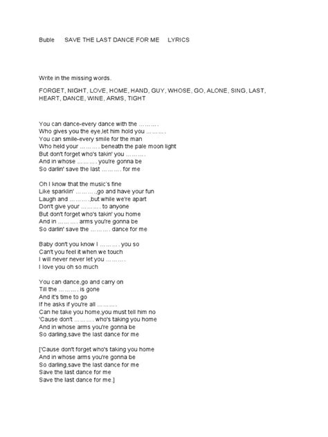 Dance For You Lyrics