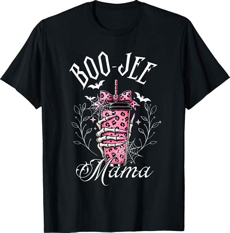 Hot Trending Kiraa Tee With Boo Jee Mama Tumbler Spooky Season Unisex S