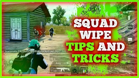 Top 7 Ways To Wipe Squad Squad Wipe Tips And Tricks Pubg Mobile