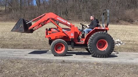 Kubota L3650 4x4 Tractor With Loader 40 Hp Youtube