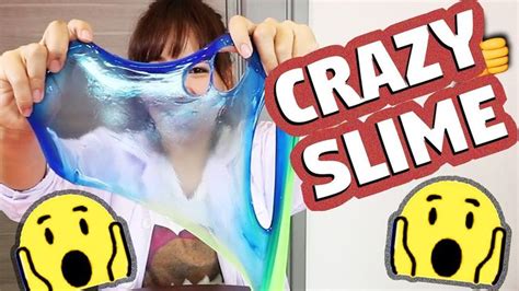 Crazy slime! Let's try this crazy from a bulb. this is not slime crazy ...