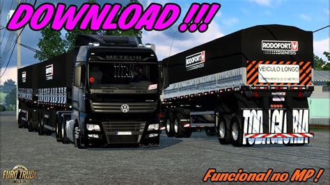 DOWNLOAD CONJUNTO METEOR E RODOTREM EURO TRUCK SIMULATOR 2 versão 1