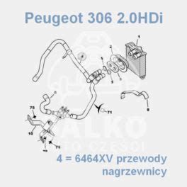 Przew D Nagrzewnicy Partner Przew Kpl Hdi Orygina Peugeot