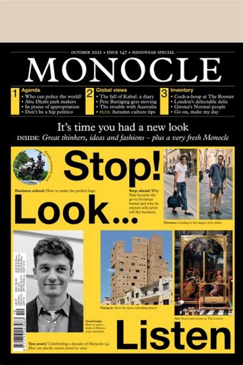 Monocle Magazine Layout