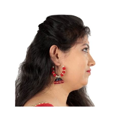 Red Round Quilling Paper Earring At Rs Pair In Agartala Id