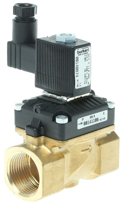 Burkert Solenoid Valve Port S Nc V Ac In