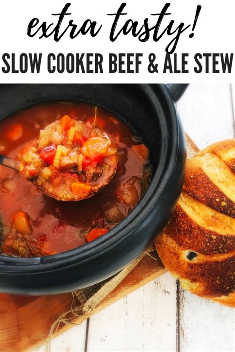 Beef and Ale Stew Slow Cooker - Rich & Warming - Daisies & Pie