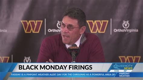 Former Panthers Coach Ron Rivera Fired From Washington YouTube