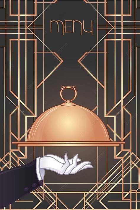 Illustration Of A Waiters Hand Holding A Tray Of Hot Dishes Drawn By Hand For Restaurant Or Cafe