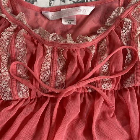 Victoria Secret Pink Lace Babydoll Milkmaid Depop